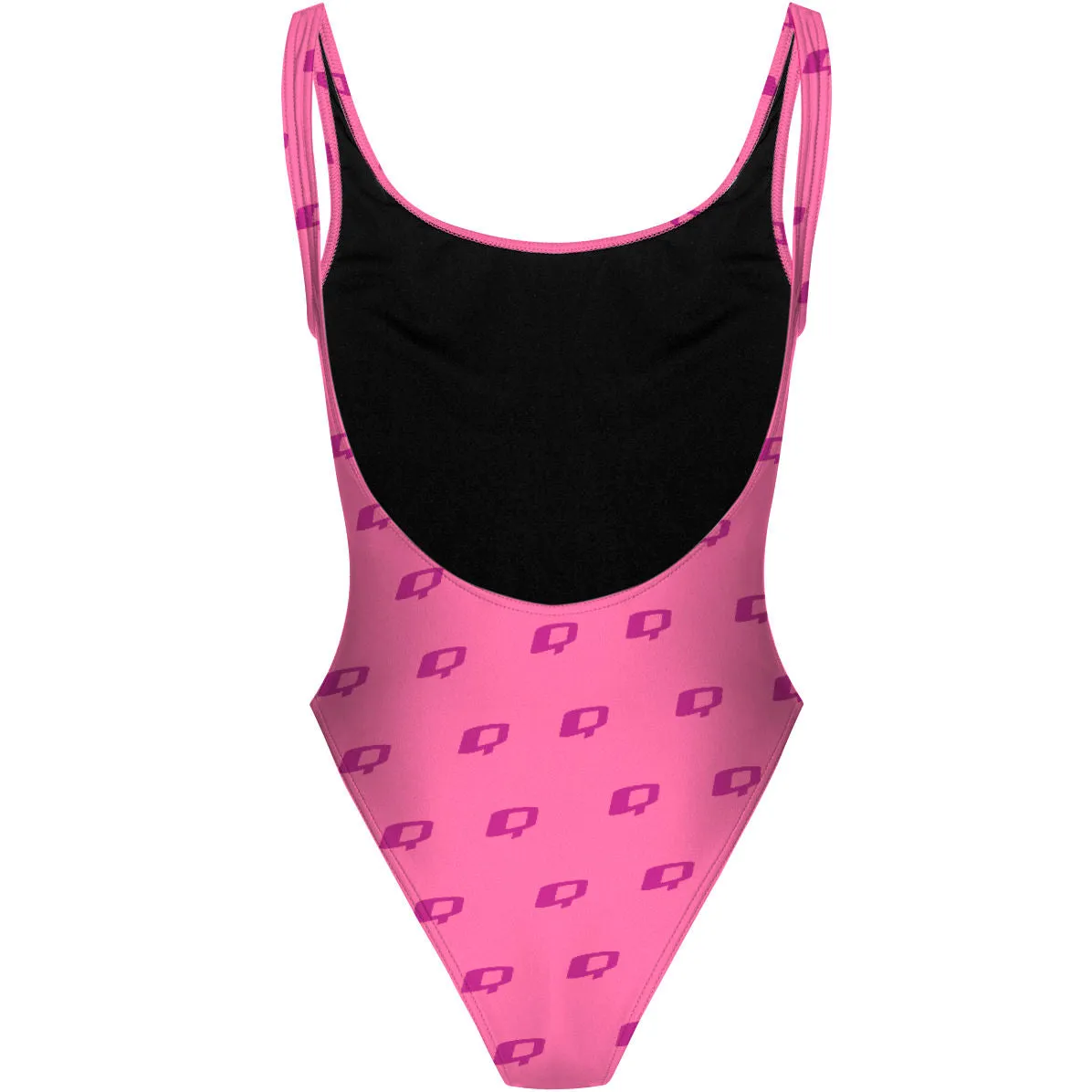 Pink Q - High Hip One Piece Swimsuit