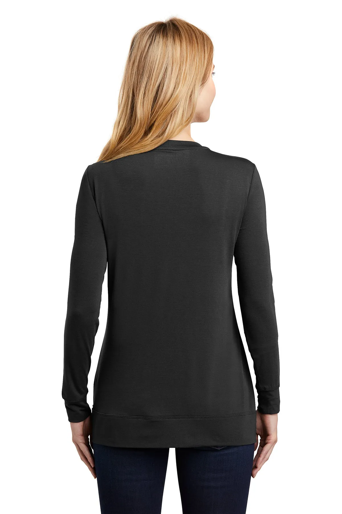 Port Authority Ladies Concept Branded Cardigans, Black