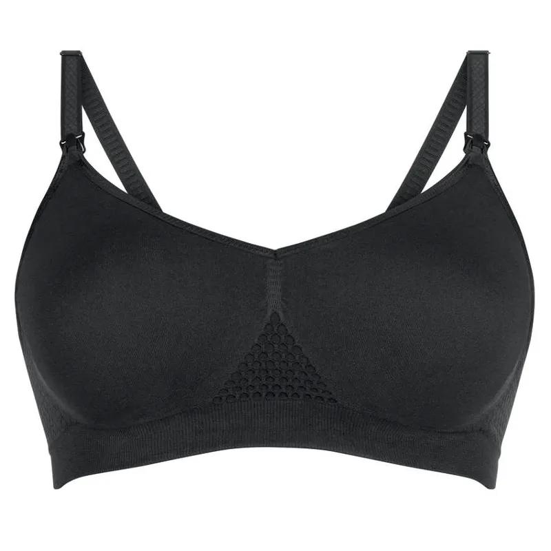 Seamless Non-Wired Nursing Bra Black - Anita