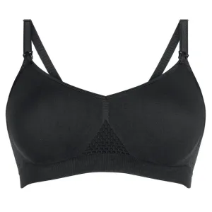 Seamless Non-Wired Nursing Bra Black - Anita