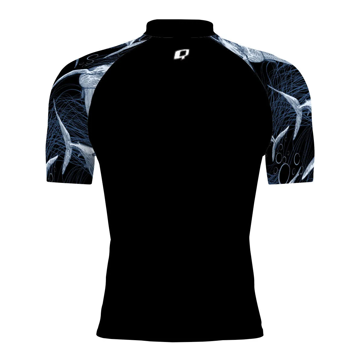 Shark Attack - Men's Surf UPF50  Short Sleeve Rash Guard