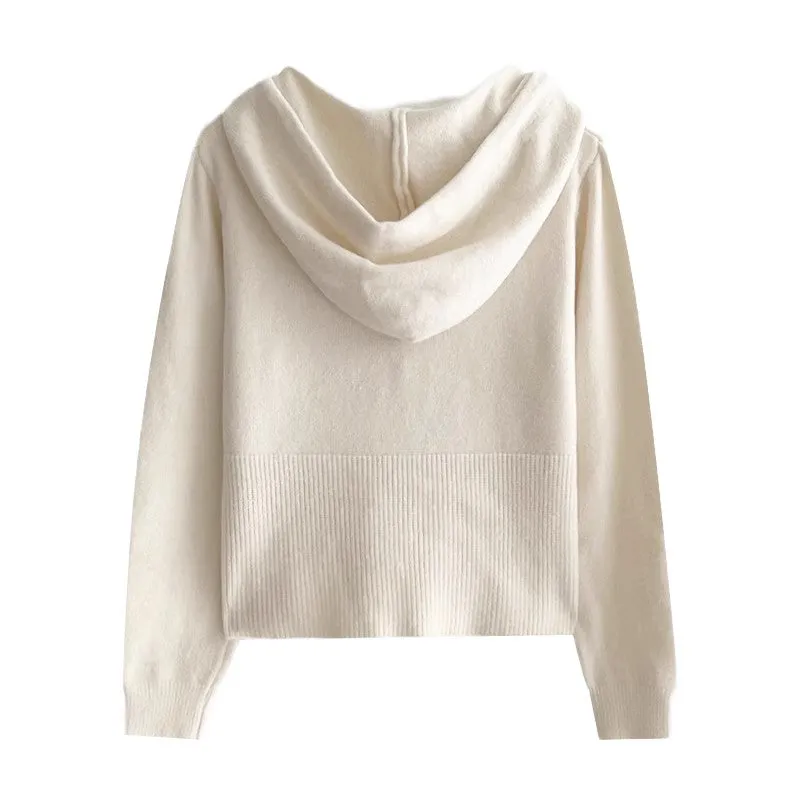 simple solid color knitted sweater top       S4679