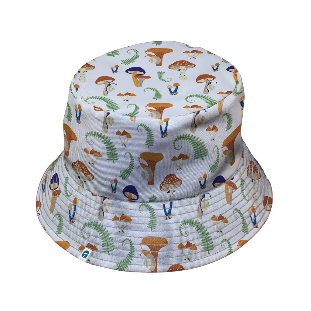 Snails and Mushrooms Botany Bucket Hat