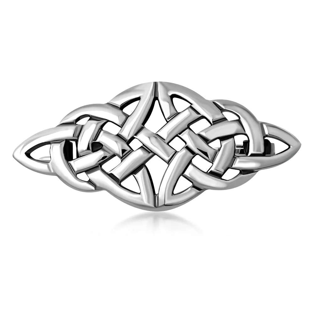 Sterling Silver Celtic Knot Brooch