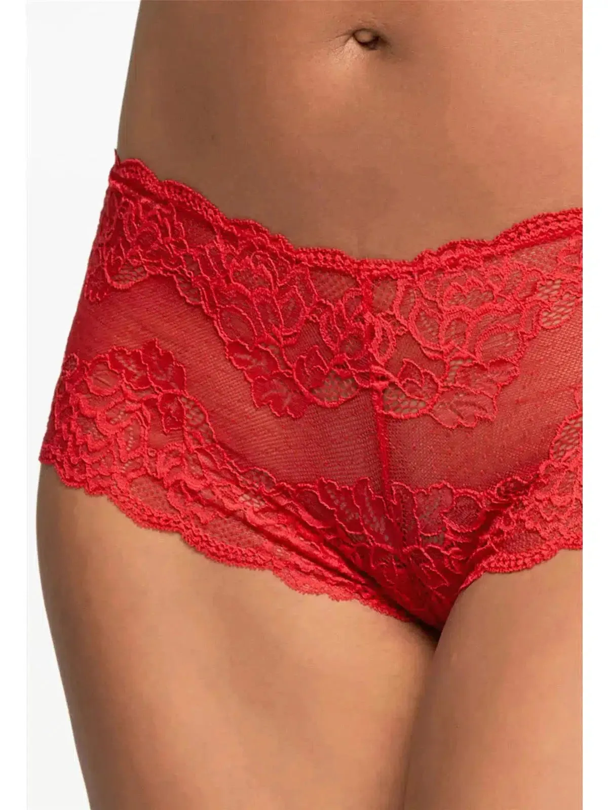 Tango Red Cheeky Panty