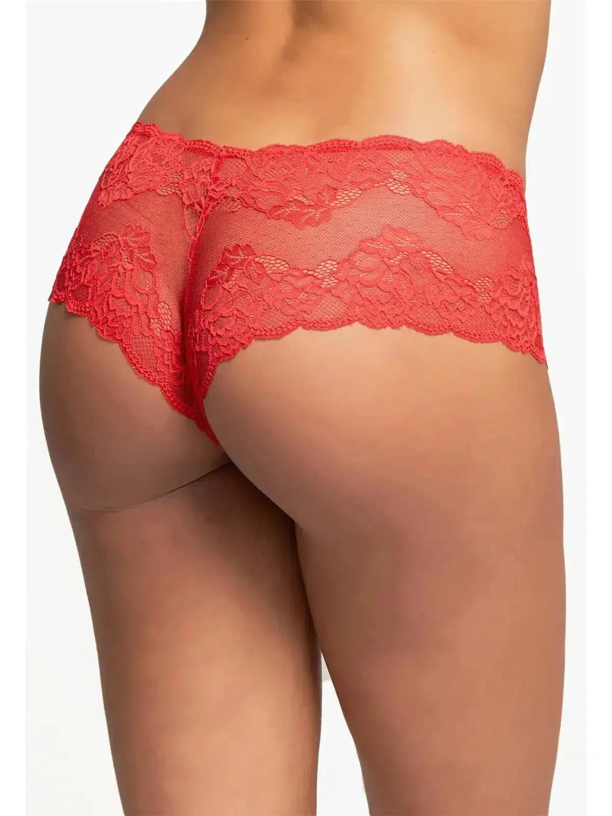 Tango Red Cheeky Panty