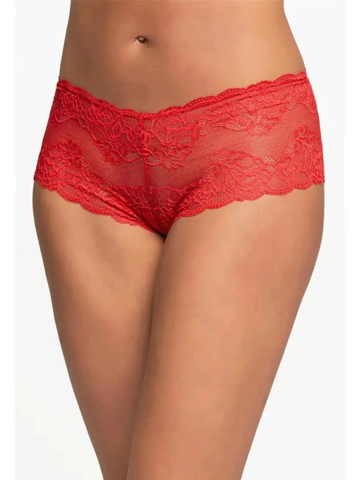 Tango Red Cheeky Panty