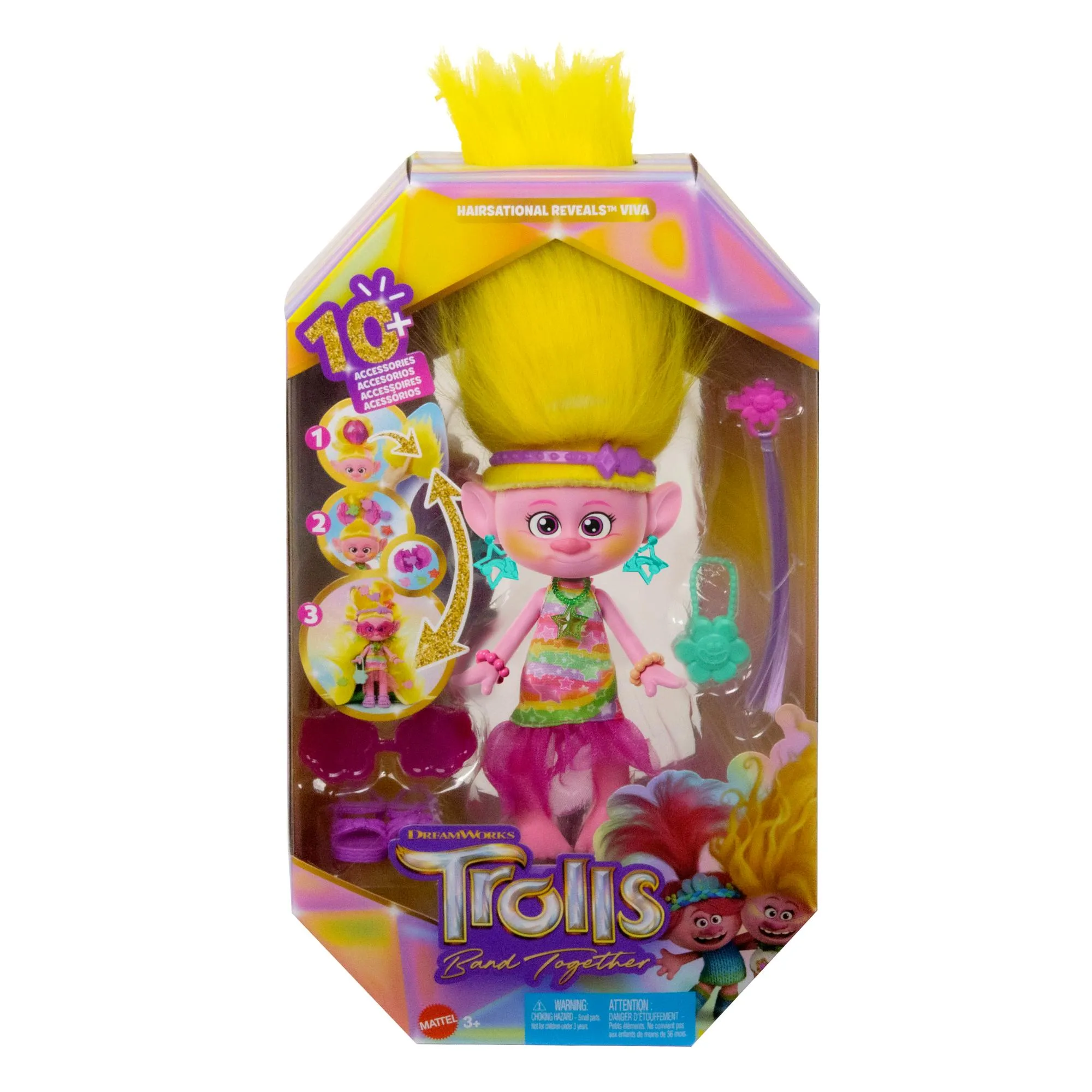 Trolls 3 Band Together Hairsational Reveals - Viva