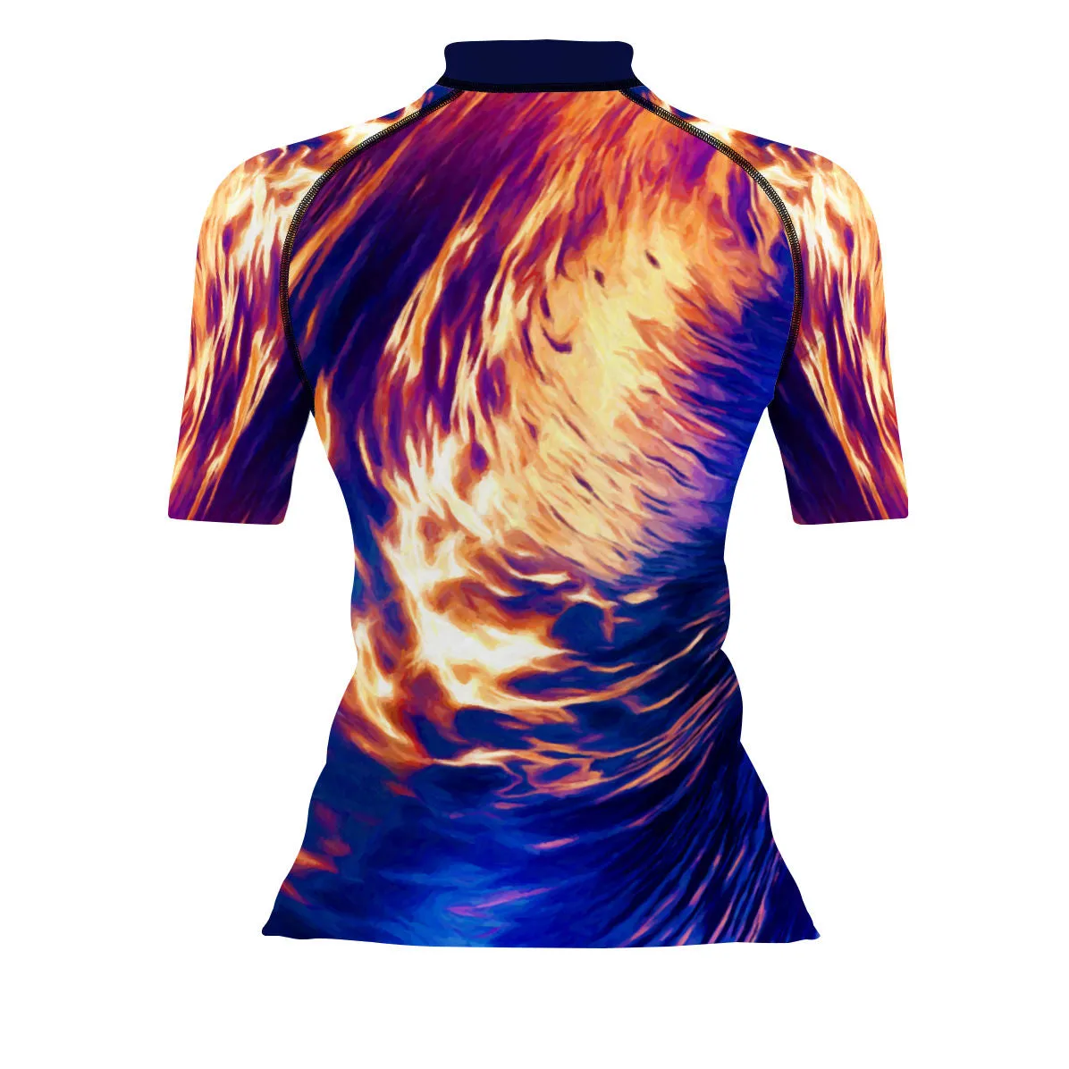 Wave Rider - Women's Surf UPF50  Short Sleeve Rash Guard