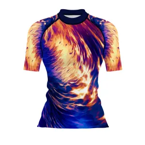 Wave Rider - Women's Surf UPF50  Short Sleeve Rash Guard