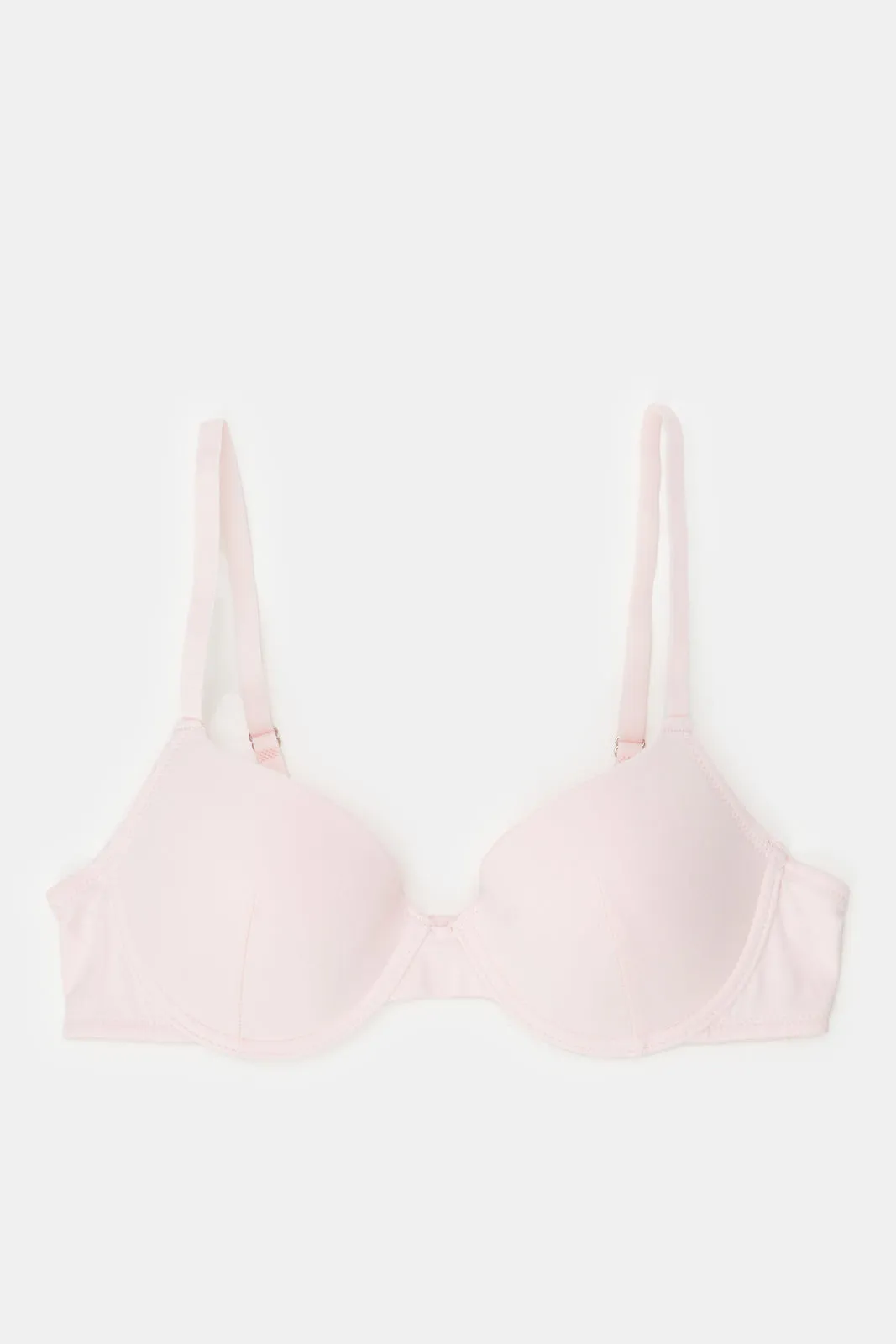 Women Ivory And Lilac T-Shirt Bra Set (Pack of 3)