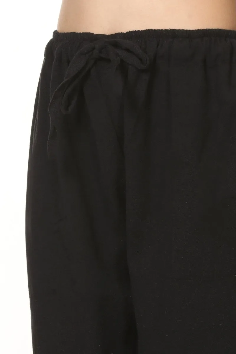 Women's Lounge Pant | Black | Fits Waist Size 28" to 36"